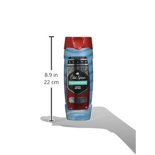 Old Spice Hydro Wash Body Wash Hardest Working Collection Pure Sport Plus 16 Oz, 0.9 Pound