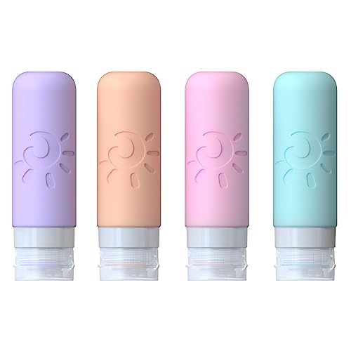Zafit TSA Approved Travel Bottles 3oz Leak Proof Toiletries Set