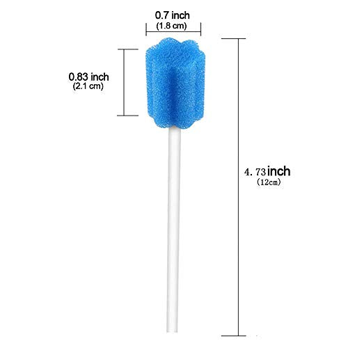 Wellgler's Oral Care Single Use Suction Swab with mouth swabs