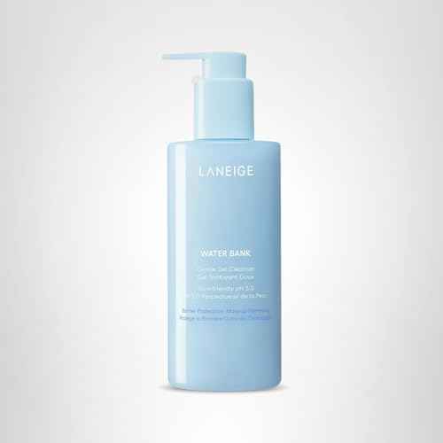 LANEIGE Water Bank Gentle Gel Cleanser: pH-Balanced & Barrier-Boosting Gel Cleanser with Blue Hyaluronic Acid