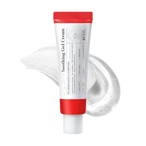 MIZON GoodByeBlemish Soothing Gel Cream with Acnotide, for Sensitive Skin, Breakout Treatment, Acne Spot Treatment (55ml 1.85 fl oz)