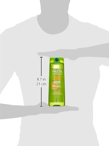 Garnier Fructis Sleek & Shine Shampoo, Frizzy, Dry, Unmanageable Hair, 12.5 fl. oz.