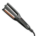 REVLON Double Straight Copper + Ceramic Dual Plate Straightener, Four 1/2 Inch plates, Black