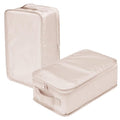 Travel Shoe Bag with Handle - Holds 2 Pairs, Water-Resistant & Breathable