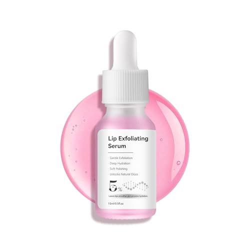 DR.Seya PHA 5% Exfoliating Lip Serum Overnight Treatment for Smooth, Plump Lips - 1 Fl Oz
