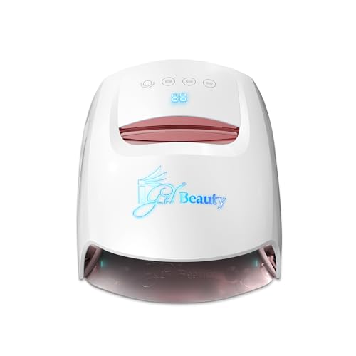 iGel Beauty LED PRO Nail Lamp – 48W Cordless Gel Dryer, Rose Gold