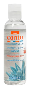 Cantu Weightless Protect + Shine Hair Gloss for Shine & UV Protection