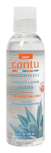 Cantu Weightless Protect + Shine Hair Gloss for Shine & UV Protection