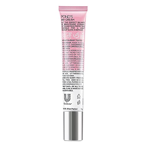 POND¡¯S BB+ Cream Natural Shade, Light Coverage with SPF 30 PA++, 18?g (0.63?oz)