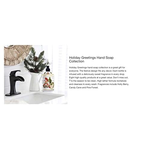 Toeah Home & Body Holiday Greetings Hand Soap, 8-pack 21.5 fl oz Bottles