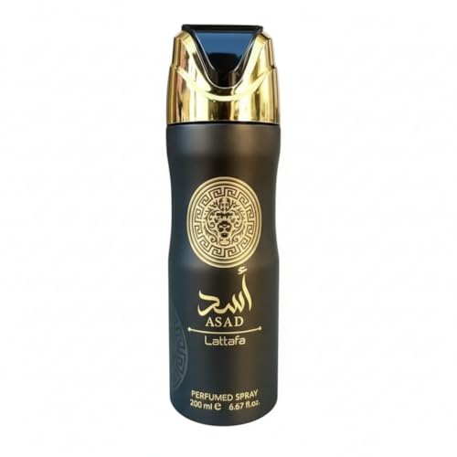 Lattafa Asad for Men Body Spray 6.67 oz