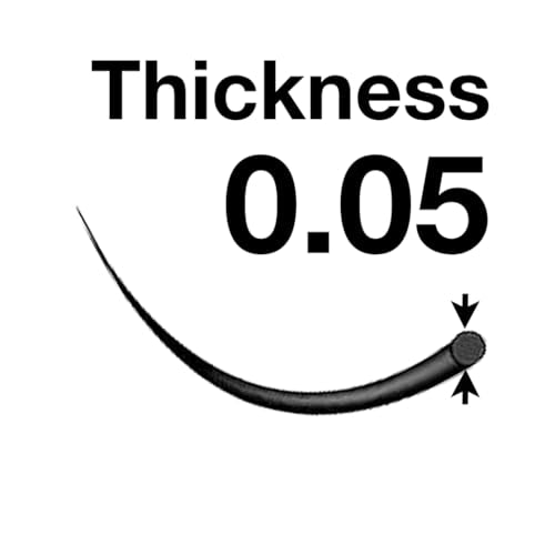 Eyelash Extension 0.05mm Thickness D Curl Length 10mm Individual Rapid Blooming Volume Eyelash For Easy Fan Lash Extensions, Flower Lashes, Self Fanning Eyelashes, (0.05,D,10mm)