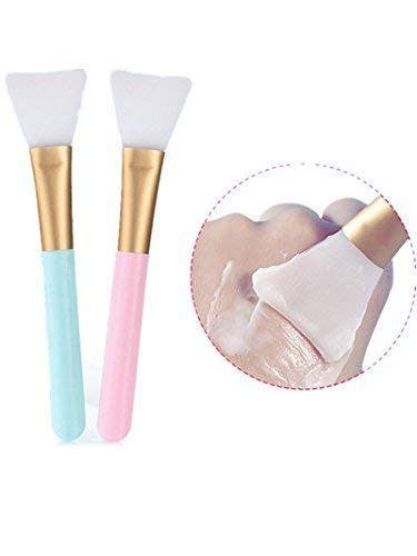 Silicone Face Mask Brush Set - 2 Pack Facial Applicator