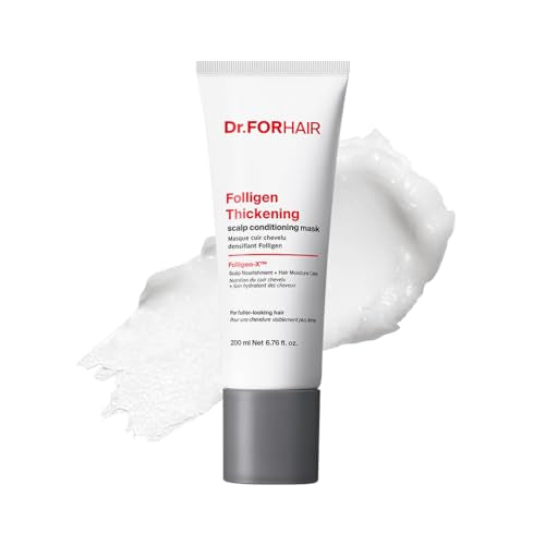 DR.FORHAIR Folligen Thickening Scalp Treatment Mask 6.76 oz - Nourishing Biotin & Keratin Formula