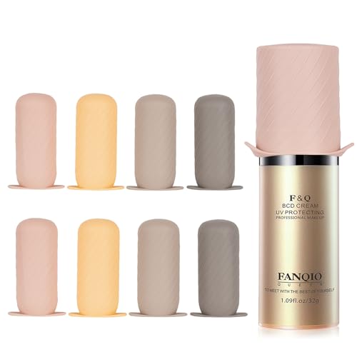 Silicone Leak Proof Bottle Covers for Travel - 8pc Set