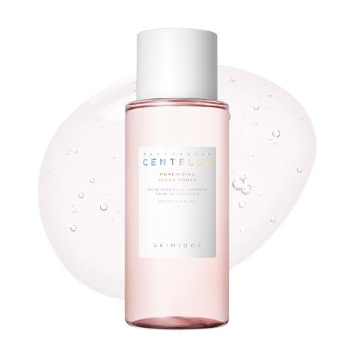 SKIN1004 Poremizing Clear Toner 7.10 fl.oz, 210ml, Korean Face Toner with Himalayan Pink Salt & Madagascar Centella, Facial Toner for Pore Care & Oil Balance, Hydrating Essence, Korean Skin Care