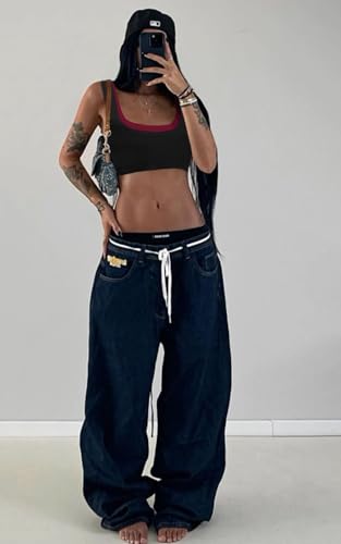 Women's Double Layer Square Neck Crop Tank Top