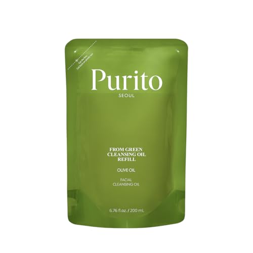 PURITO Green Cleansing Oil Refill - Fragrance-Free Makeup Remover