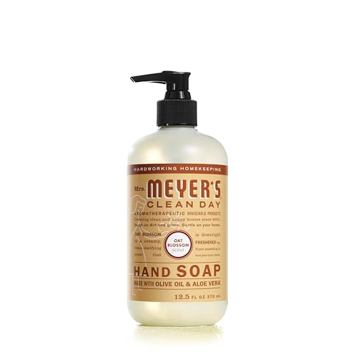 MRS. MEYER'S CLEAN DAY Liquid Hand Soap Oat Blossom Scent (12.5 Fl Oz (Pack of 6))