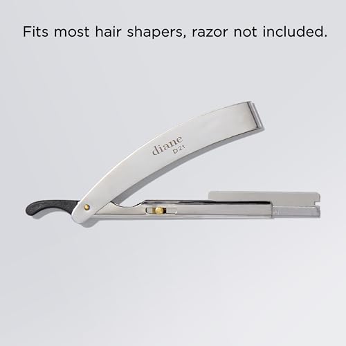 Diane Hair Shaper Razor Blades, Polymer Coated Stainless Steel Material, Precise Shaping, Trimming, and Cutting, Razor Refills for Barber, Straight Edge Razor Blade, 60-Pack