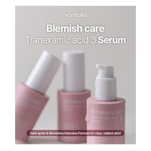 V'anhalla Blemish Care Tranexamic Acid 3 Serum 1.01 fl.oz. | Vegan, Dark Spot Corrector, Pore Care, Lightweight Daily Serum