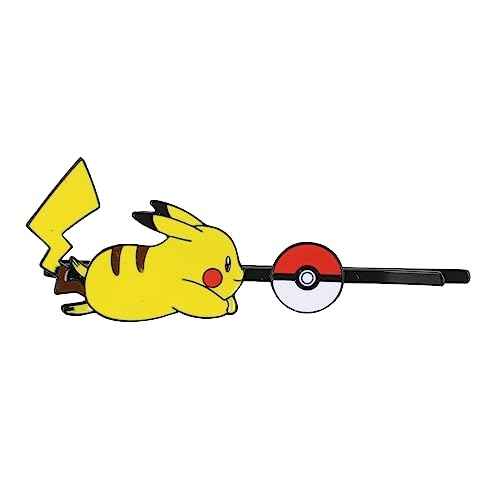 Bioworld Pokemon Pikachu Eevee 5-Pack Hair Clip