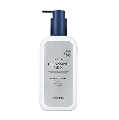 MIZON Youth Cleansing Milk 200ml - Gentle Face Cleanser