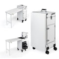 Professional Rolling Nail Cart with Bluetooth Speaker & Lockable Drawers