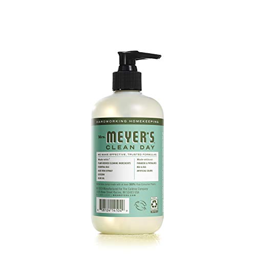 Mrs. Meyer's Clean Day 14104 Basil Scent Liquid Hand Soap, 12.5 oz. - Quantity 6