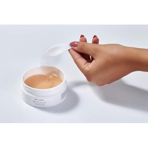 FARMASi DR. C. TUNA Age Reversist Eye Patches (30 Pairs) ? Gel Mask for Dark Circles & Tired Eyes with Seaweed Extract, Acids & Enzymes