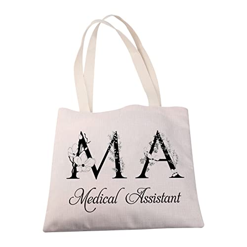 Medical Assistant Gifts Tote Bag MA Gift Medical Assistant Nurse Gifts Graduation Gift MA Nurse Shoulder Bag Retirement Gifts