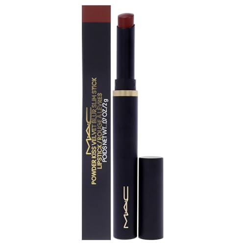 MAC Powder Kiss Velvet Blur Slim Stick - Pumpkin for Women - 0.7 oz Lipstick