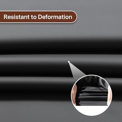 Reusable Massage Table Sheets, 87" x 51" Waterproof Massage Bed Cover PVC Wax Mat Pad Esthetician Bed Covers for Therapy Tattoo Beauty Salon SPA (Black 2pcs)