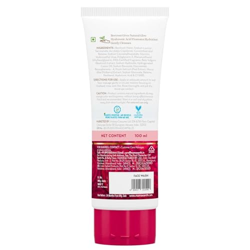 MAMAEARTH Beetroot Face Wash | 3.38 fl oz (100ml)