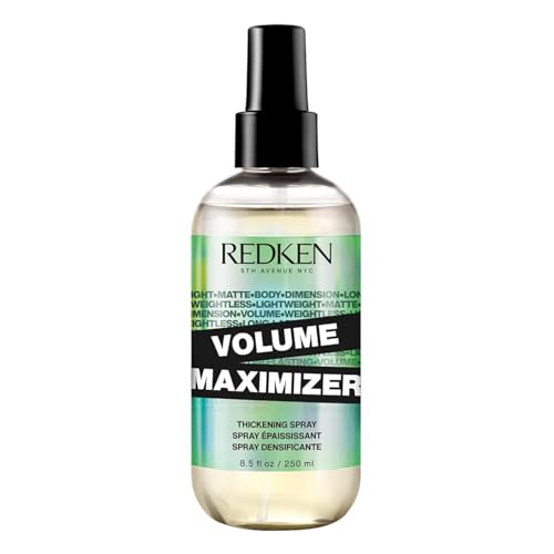 Redken Volume Maximizer Thickening Spray ? Weightless Volumizing Spray For All Hair Types, Adds Flexible Volume and Body, For Thicker-Looking Hair