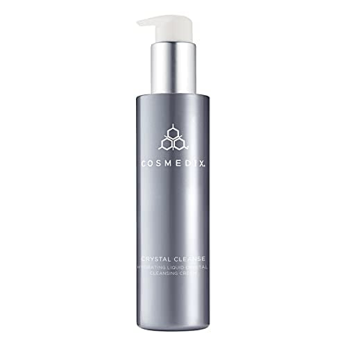COSMEDIX Crystal Cleanse Hydrating Liquid Facial Cleanser 5.5 oz - Gentle Skin Hydrating Cream for All Skin Types