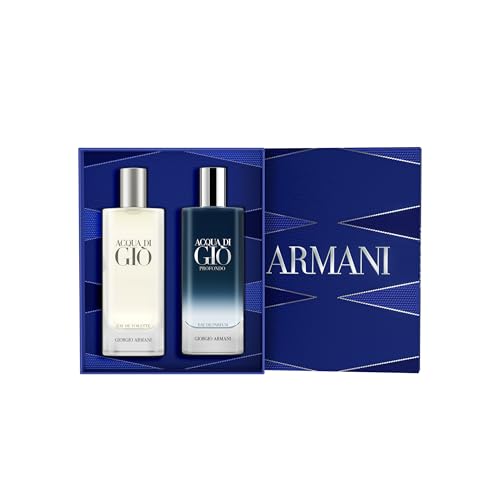 Acqua di Gio Travel Gift Set for Men – 2-Piece Mini Cologne