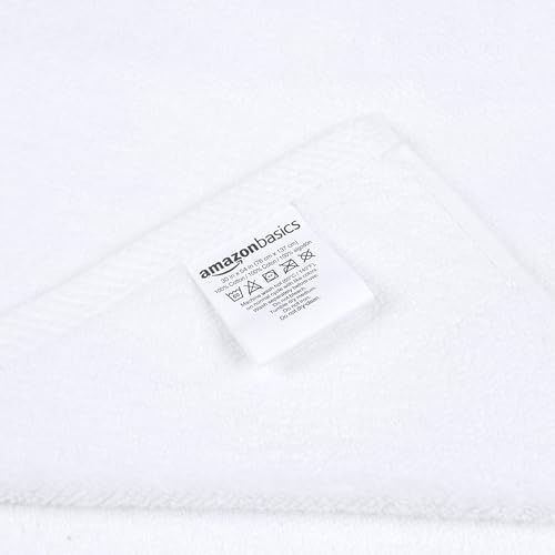 Amazon Basics 2-Piece Quick-Dry Oversize Bath Towel, 100% Cotton, 54"