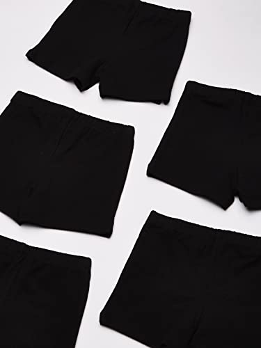 The Children's Place Girls Basic Cartwheel Short, Black 5 Pack, X-Small