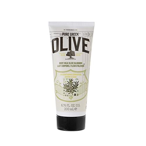 KORRES Greek Olive Blossom Hydrating Body Duo, includes Body Cream 6.76 fl oz and Shower Gel 8.45 fl oz in Olive Blossom scent, 2 Piece Set