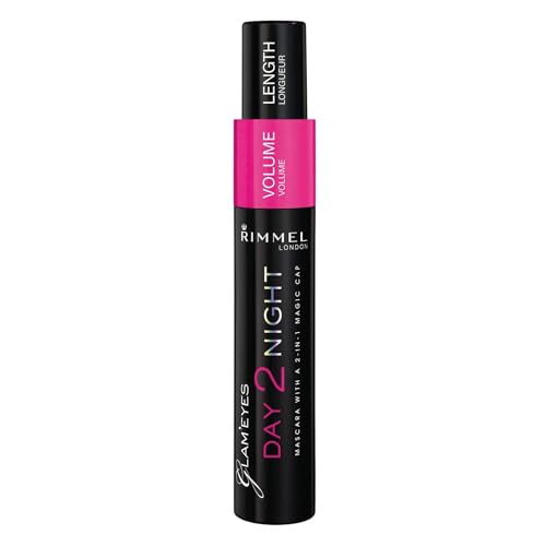 Rimmel Glam'eyes Day 2 Night Mascara, Black, 0.32 Fluid Ounce