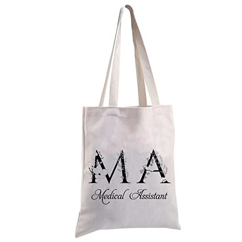 Medical Assistant Gifts Tote Bag MA Gift Medical Assistant Nurse Gifts Graduation Gift MA Nurse Shoulder Bag Retirement Gifts