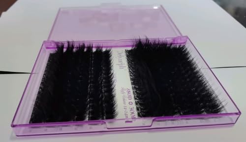 Delyneph Fluffy Lash Clusters C-280D&300D Thick Volume Eyelash Extensions