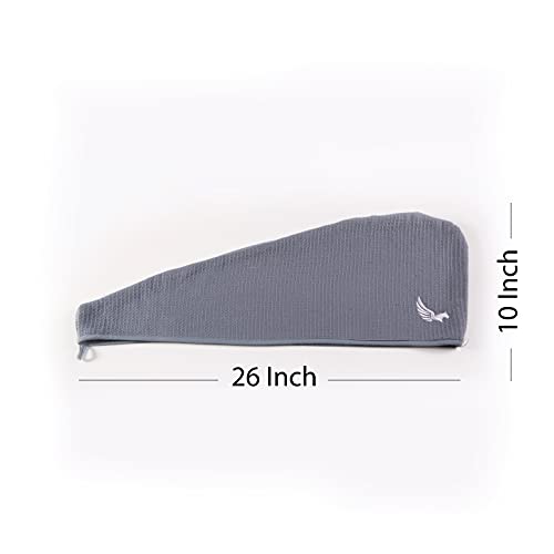 Turkish Cotton Hair Towel Wrap - 400 GSM Waffle Weave