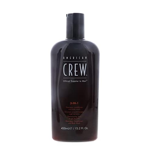 American Crew Classic 3-in-1 Shampoo, Conditioner & Body Wash, 15.2 oz (Pack of 3)