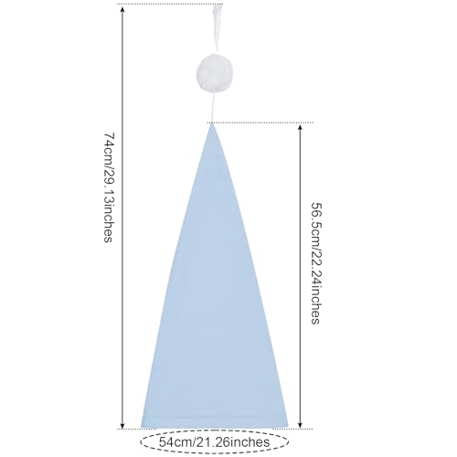 2pcs Men's Night Sleeping Cap Adjustable Pajama Cap with Pom Ball and Tassel Women Daily Use