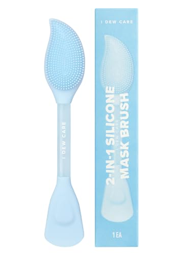 I DEW CARE Silicone Facial Mask Brush - 2-in-1 Cleansing & Applicator