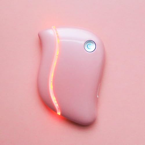 Mei Apothecary Triple Threat LED Gua Sha Tool Natural, Non-Toxic Skincare | LED Light, Heat & Sonic Vibration for Enhanced Facial Care