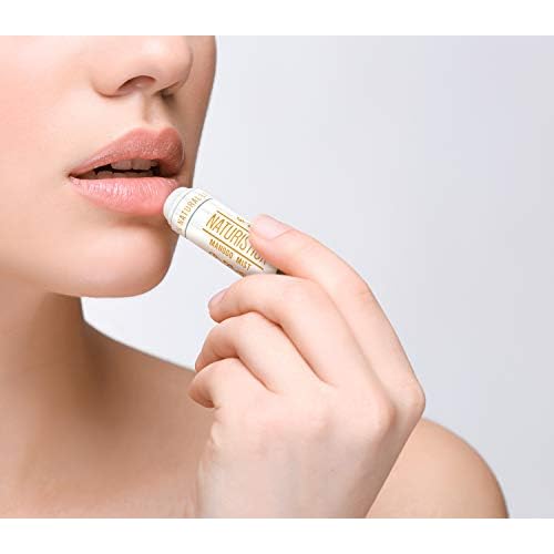 32-Pack Premium Beeswax Lip Balm by Naturistick | Chemical-Free, 100% Natural Chapstick for Dry, Chapped Lips | Made with Coconut Oil, Shea Butter, Aloe Vera | 5 Assorted Scents | Made in the USA