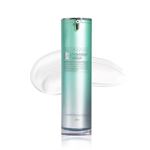 Vitalizing Serum Anti Aging Face Care with Biomimetic Peptides for Wrinkle Reduction and Skin Nutrient Supply 1.35 fl oz